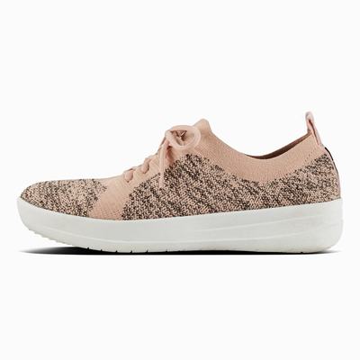 Fitflop Women's F-SPORTY Metallic Weave Sneakers - Beige, EF8051327